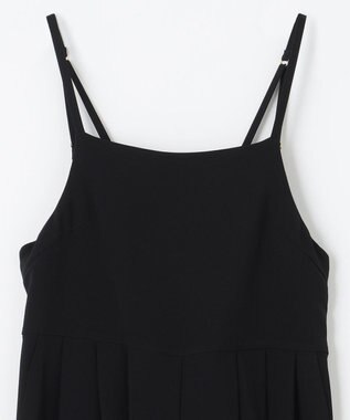 GRACE CONTINENTAL トリアセタックサロペット ブラック