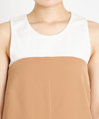 NAVE 【Nave　洗える】バッグリボンオールインワン キャメル系