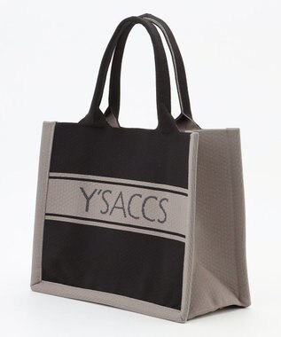 Y'SACCS ウォッシャブルニットトート mini ブラック