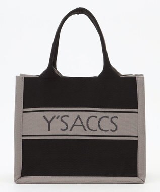 Y'SACCS ウォッシャブルニットトート mini ブラック
