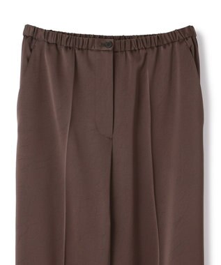 JOSEPH 【洗える】ドレーピーベネシャン　イージートラウザーズ Brown