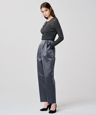 uncrave 【手洗い可】シルキーニット カップ付き キャミソール（uncrave WHITE） スレート