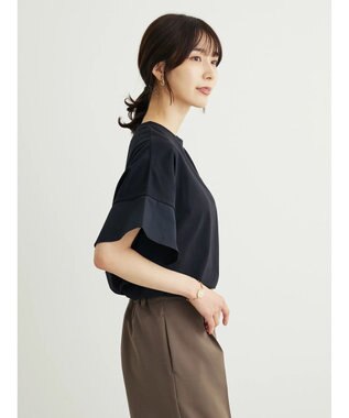 Green Parks フレアスリーブドッキングプルオーバー Black