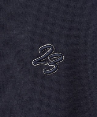 23区GOLF 【数量限定再入荷！】サイズがあるうちにお早めに◎レース袖 モックネック ワンピ ネイビー系