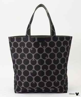 Y'SACCS 【Disney Collection】シルエットプリントトートバッグ　Lサイズ グレー