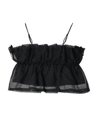 Green Parks シアーキャミビスチェ Black