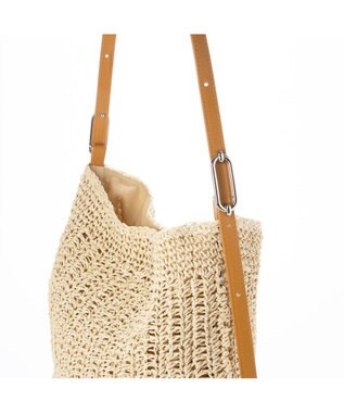 UNBILLION カシュカシュ cachecache / フリーハンドルクロッシェトート キャメル