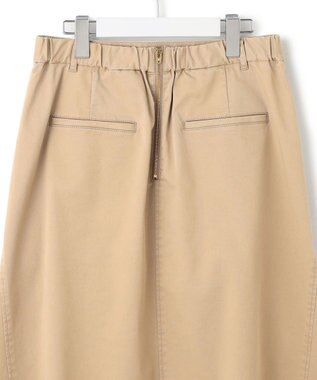 23区 S 【洗える】ストレッチギャバ チノ スカート ベージュ系
