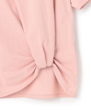 BEIGE， CERUSSITE / フォルムタック ドレープTシャツ Pink