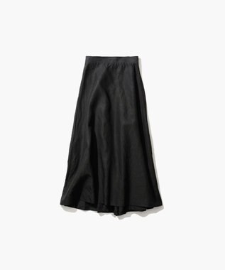 ATON LINEN WEATHER | ドレープスカート BLACK
