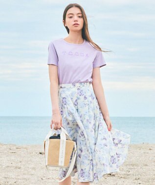 TOCCA 【WEB＆一部店舗限定】DANCING TOCCA SUMMER TOTE トートバッグ アイボリー系