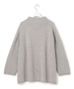 J.PRESS YORK STREET 【WOMEN】ウールカシミヤ ハイネックニット ライトグレー系