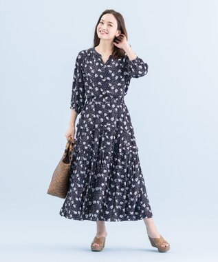 ONWARD Reuse Park 【自由区】ブラウス春夏 ネイビー