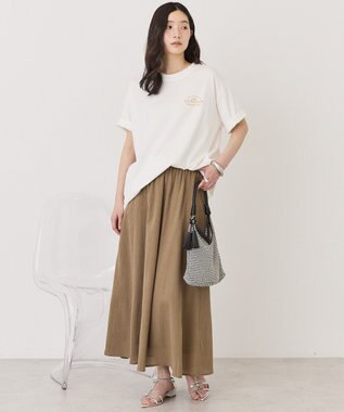 AMERICAN HOLIC BARロゴプリントTシャツ Off White