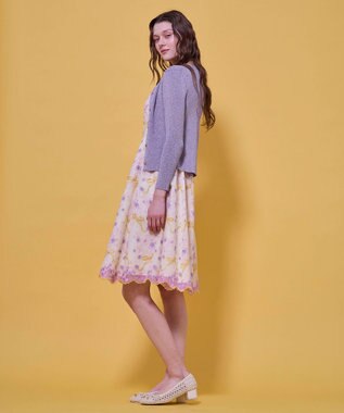 TOCCA SPARKLE TOUCH KNIT カーディガン [新色]ライラック系