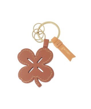 genten クアドリフォリオ キーホルダー ブラウン