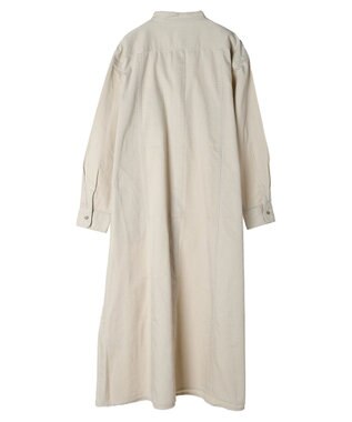 AMERICAN HOLIC ツイルＷポケットＡラインワンピース Ivory