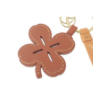 genten クアドリフォリオ キーホルダー ブラウン