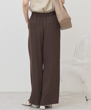 AMERICAN HOLIC 【イージーケア】ドレープパンツ Brown