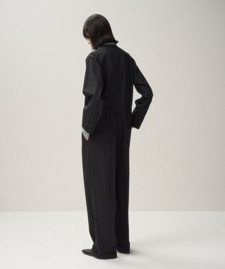 ATON TECHNO WOOL TWILL | ジャンプスーツ BLACK