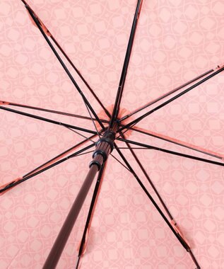 AURORA 【MACKINTOSH LONDON（マッキントッシュ ロンドン）】アンドリュー柄雨傘（長傘） コーラル