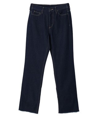 Green Parks ロールアップストレートデニムパンツ One Wash