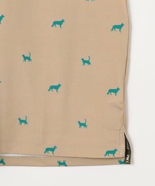 PW CIRCULUS 【MEN】【ストレッチ】アニマルプリント カノコ ポロシャツ ベージュ系5