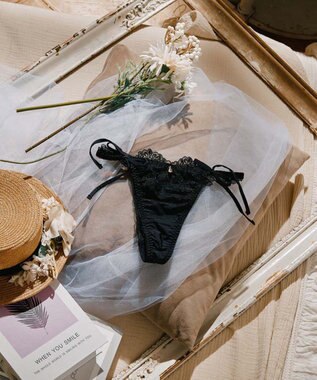 San-ai Resort（三愛水着楽園） エレガントコレクション【2503】デザインTショーツ ブラック