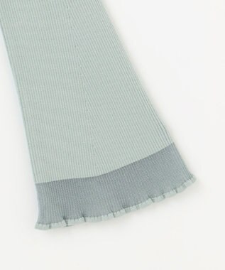 ANY SIS 【洗える】シアーディテール ニット ミント