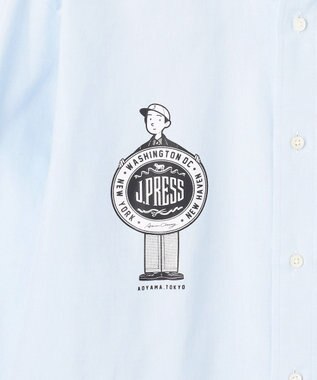 J.PRESS MEN 【AaronChang】【UNISEX】ピンオックス シャツ / B.D. サックスブルー系