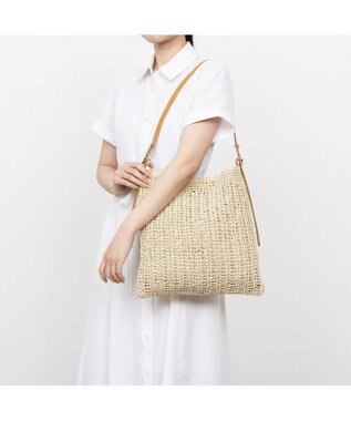 UNBILLION カシュカシュ cachecache / フリーハンドルクロッシェトート キャメル