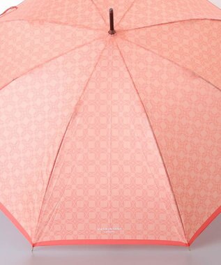 AURORA 【MACKINTOSH LONDON（マッキントッシュ ロンドン）】アンドリュー柄雨傘（長傘） コーラル