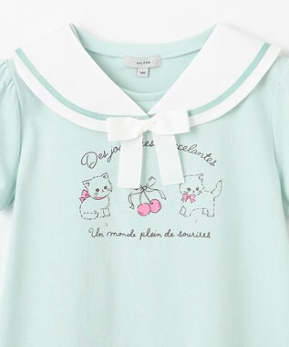 ANY KIDS セーラーカラー Tシャツ ミント