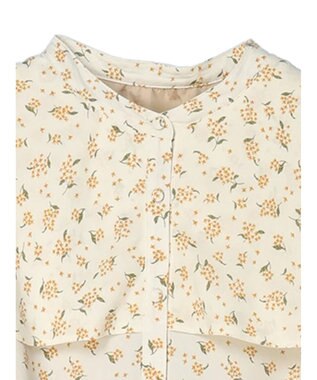 earth music&ecology キンモクセイ柄ワンピース Beige