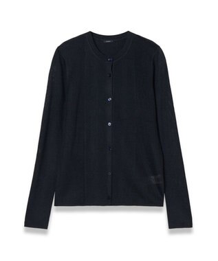 クリスピーレーヨン　ロングスリーブカーディガン