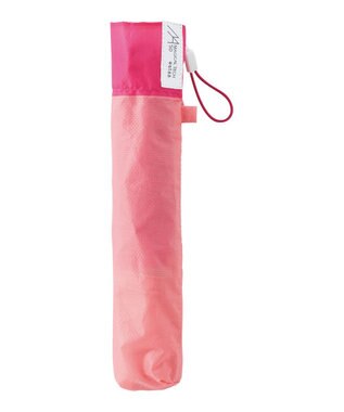 MOONBAT 【雑誌掲載Oggi7月号】Magical tech(マジカルテック) 超軽量 折りたたみ傘 65g 50cm ヘムボーダー UV ローズピンク