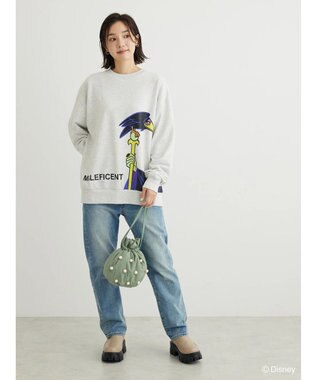 Green Parks Villains／フロントアート裏毛プルオーバー Oatmeal