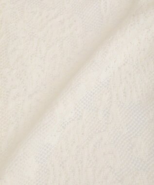CRAFT STANDARD BOUTIQUE レース編みポロカーディガン White
