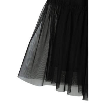 AMERICAN HOLIC ティアードチュールスカート Black