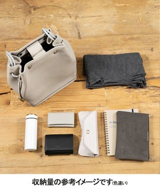 GOTAIRIKU 【ETIAM】シュリンク ドローストリングバッグ《Cocoon》 ブラック系