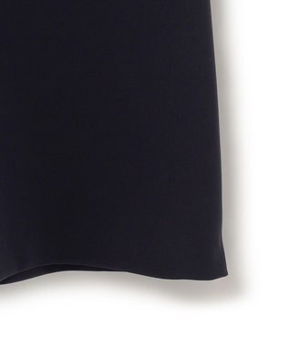 23区 【VERYコラボ】トリアセダブルジョーゼット つけ襟 ボウタイワンピース ネイビー系