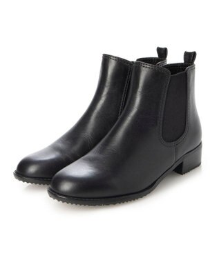 ing <ing>【WEB限定】【サスティナブルシリーズ】サイドゴアショートブーツ ブラック