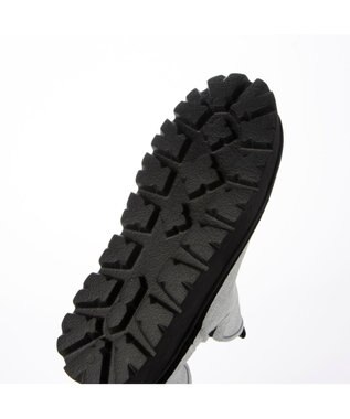 MODE ET JACOMO <carino>本革ムートン　サイドゴアショートブーツ シルバー