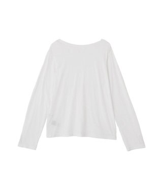 Green Parks シアー天竺プルオーバー Off White