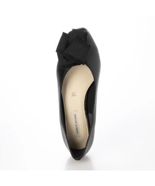 MODE ET JACOMO <MODE ET JACOMO>２WAYリボンコサージュウエッジパンプス ブラック
