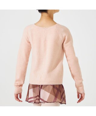 Chacott ジュニア ニットトップ ヨーロピアンピンク