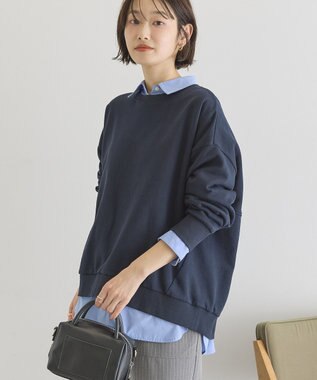 AMERICAN HOLIC コクーンスウェット Navy