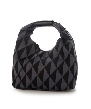 UNBILLION カシュカシュ cachecache ジャガード柄2wayショルダーバッグ GY