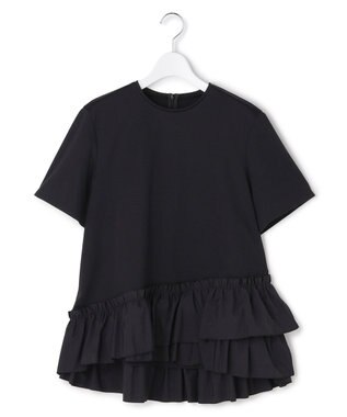 23区 【R(アール)】クロスフリルジャージー ランダムフリル Tシャツ