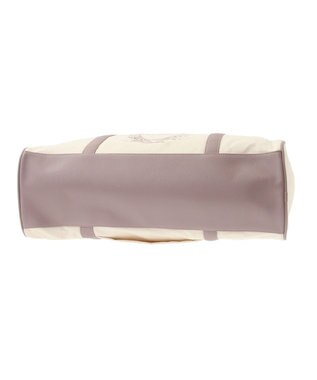 Maison de FLEUR キャンバスキャリーオンボストンバッグ Dark Pink